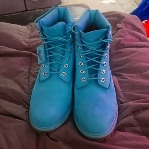 Powder blue 40 below limited edition Timberlands Boots Timberland boots limited edition 7 (40) | Mercari main image 3
